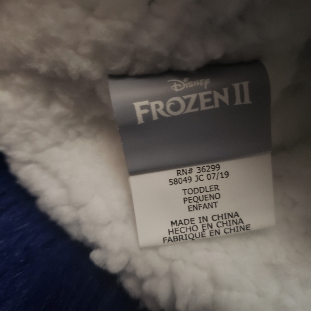 #1 Toddler Disney Frozen II Hat Mittens set blue white multi - Picture 8 of 8